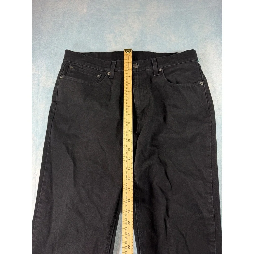 Levi's 531 Athletic Slim Jeans Mens 36x34 Black Excellent Stretch Denim